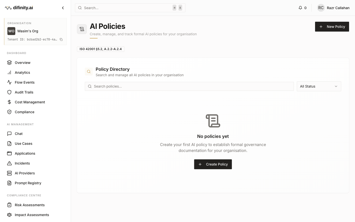 AI policies
